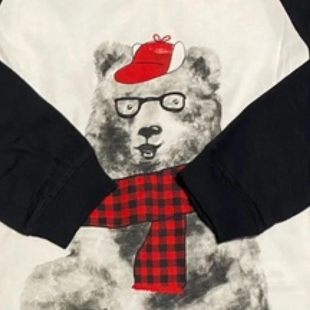 Carter's Boys Bear Shirt Plaid Pullover Joggers 3 piece Set Size 5T NWT - Picture 5 of 5